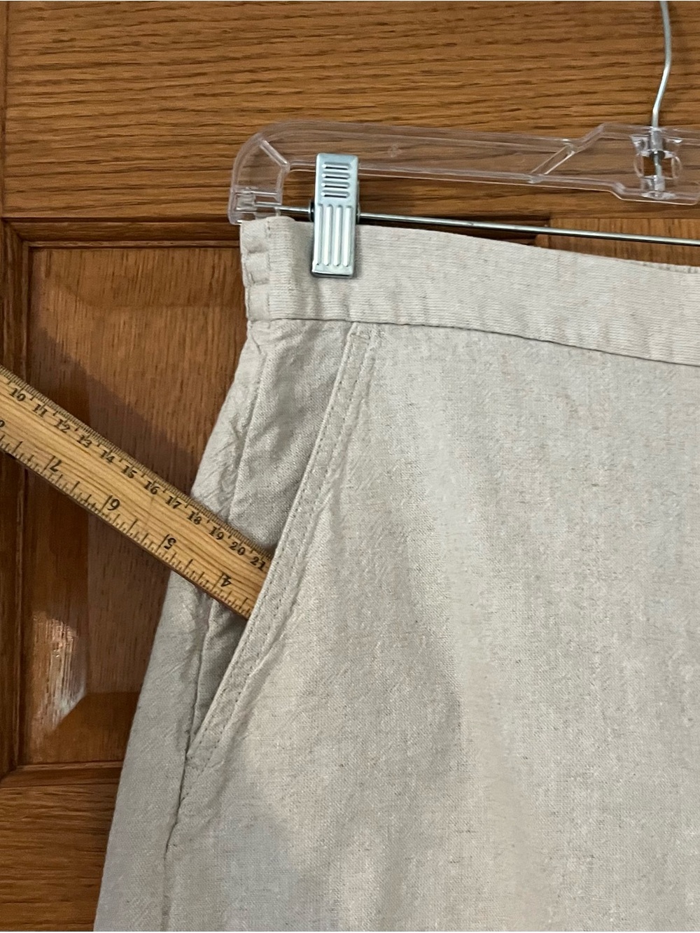Banana Republic Factory Any Day Flax High-Rise Linen Blend Shorts SZ Large - Picture 8 of 12